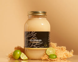 Irish gold Sea Moss Gel infused with Key Lime